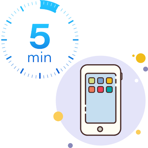 5分以内の動画なのでいつでもどこでも学習できる